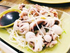 芥末白灼八爪鱼-贞姨美食·老字号海鲜大排档