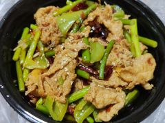 辣炒里脊-釜山美食韩国炸酱面(长大店)