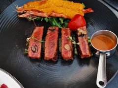 黑松露菲肋牛排及香煎大虾-安妮意大利餐厅(日坛店)