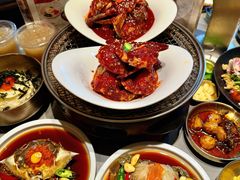 -草家酱蟹炭火烤肉店(珲春南路一店)