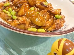 毛豆烧茄子-玉桥餐厅(天坛店)