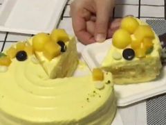 芒果空气感蛋糕-派悦坊·甜品·蛋糕(日坛店)