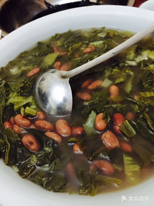 酸菜豆米汤