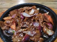 铁板牛柳-老阿妈蒙古村·蒙古包·草原文化·歌舞表演(老君堂店)