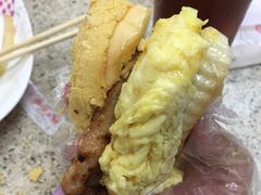 猪扒蛋菠萝包-沙溪兄茶餐厅