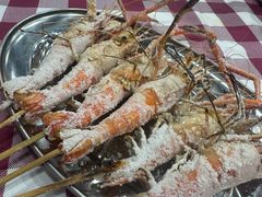 盐烧罗氏虾-拾分大排档·顺德鱼生·炭火羊肉煲·海鲜烧烤(南海桂城店)
