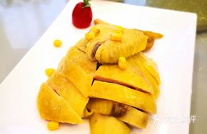 Steamed Chicken with Corn