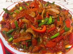 辣皮子肉拌面-托克逊老四号餐厅
