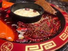 牛油红锅-蜀辣居鲜货老火锅(红牌楼店)