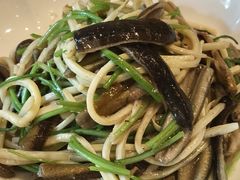 茭白炒现划鳝丝-玫瑰厅上海菜(兴国路店)