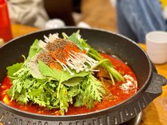 土豆排骨火锅-喇喇排骨火锅·传统韩式脊骨汤(望京西园总店)
