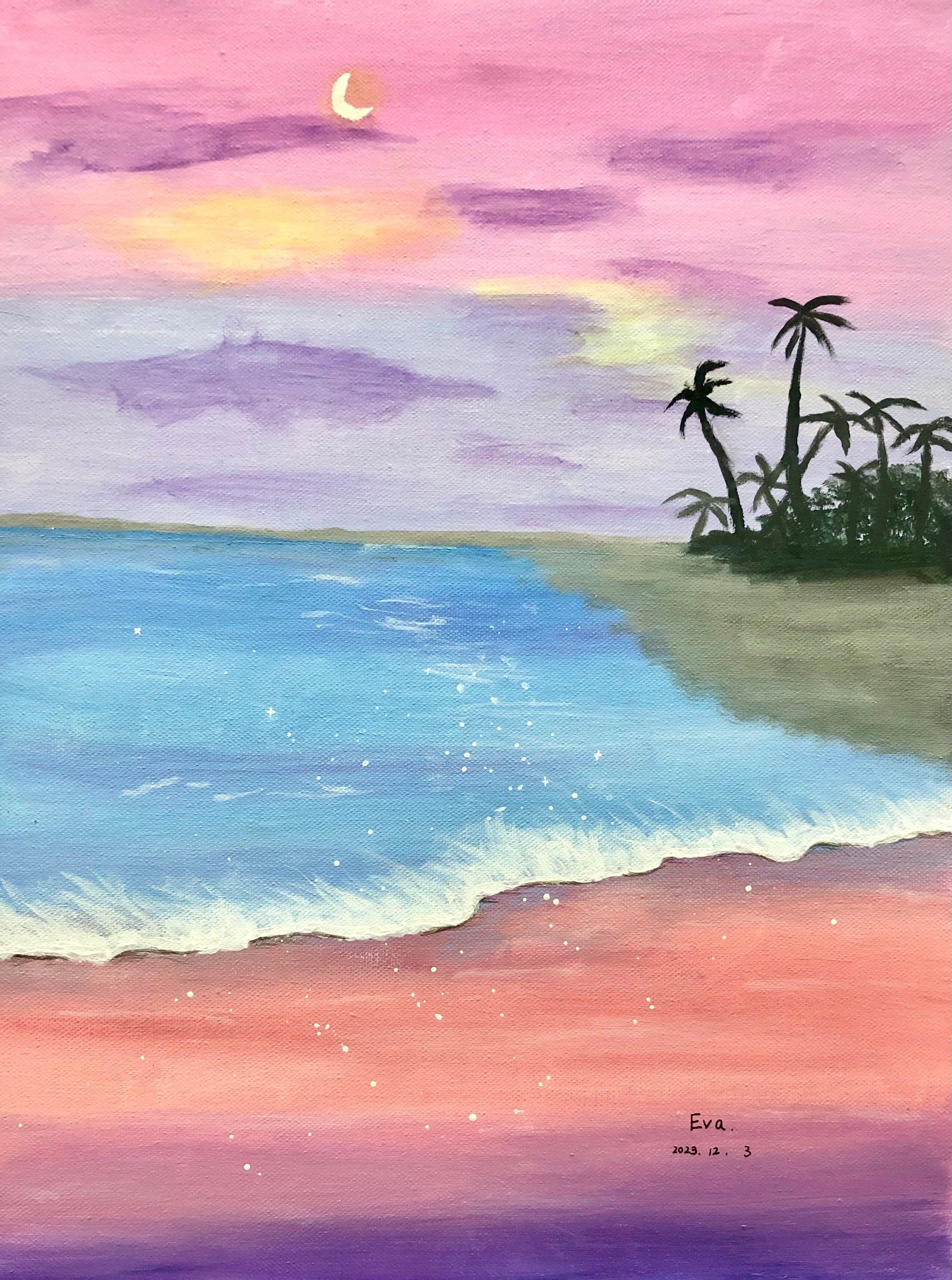 超美的油画风景