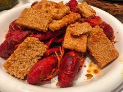 咸蛋黄锅巴焗龙虾-御苑宾馆-中餐厅
