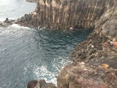 中文大浦海岸柱状节理带-柱状节理带