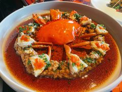 糟骨头黑豚肉碎蒸膏蟹-上海滩餐厅(BFC外滩金融中心店)