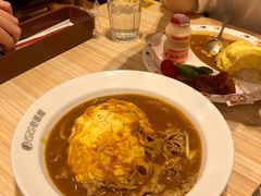 涮牛肉片咖喱蛋包饭-COCO壱番屋(北京平安国际金融中心店)