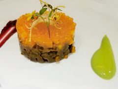 黑鱼籽酱香牛肉木瓜塔塔-王品台塑牛排(成都万象城店)