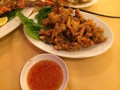 油炸软壳蟹-真浪花园海鲜餐馆