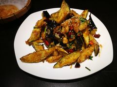 风味茄子-老牌坊•鲁菜名店•地道济南菜(大观园商埠店)
