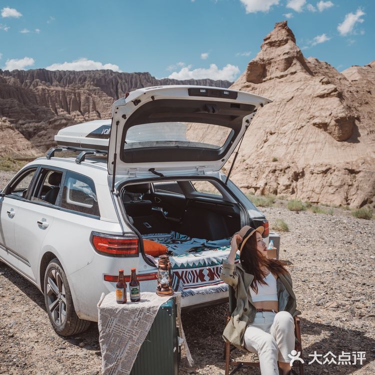 天山脚下野生露营地🏕️ins露营比想象还浪漫