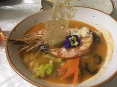 丝瓜魔芋烩大虾-南山酒肆(南山董事绘店)