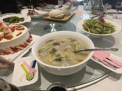 -海派美食·家宴海鲜青岛菜·石锅鲽鱼头(东方城店)