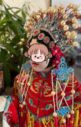 -后宫·古装汉服京剧儿童亲子全家福摄影