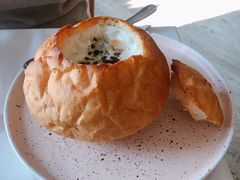 牡蛎奶油面包汤-The Rug Cafe(王府中环店)