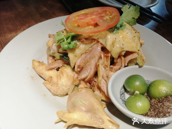 大头虾越式风味餐厅(光明广场店)越式麻油捞鸡图片