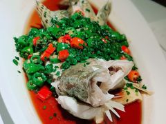 椒麻蒸桂花鱼-玫瑰厅上海菜(兴国路店)