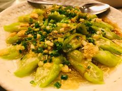 蒜蓉蒸广东丝瓜-清华大学-甲所餐厅