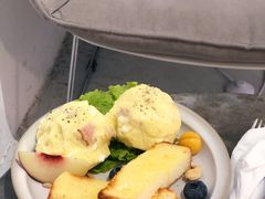 鸡蛋土豆泥配培根-COTTON CAFE(德信·中外公寓店)