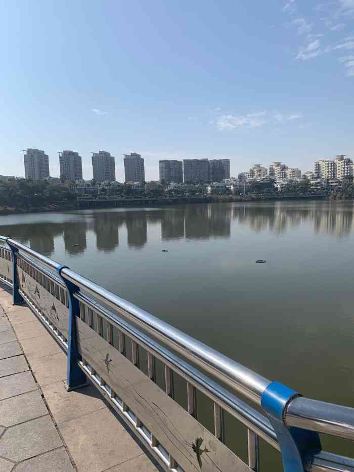 埭辽水库-"949494埭辽公园是大家休闲娱乐的好去.