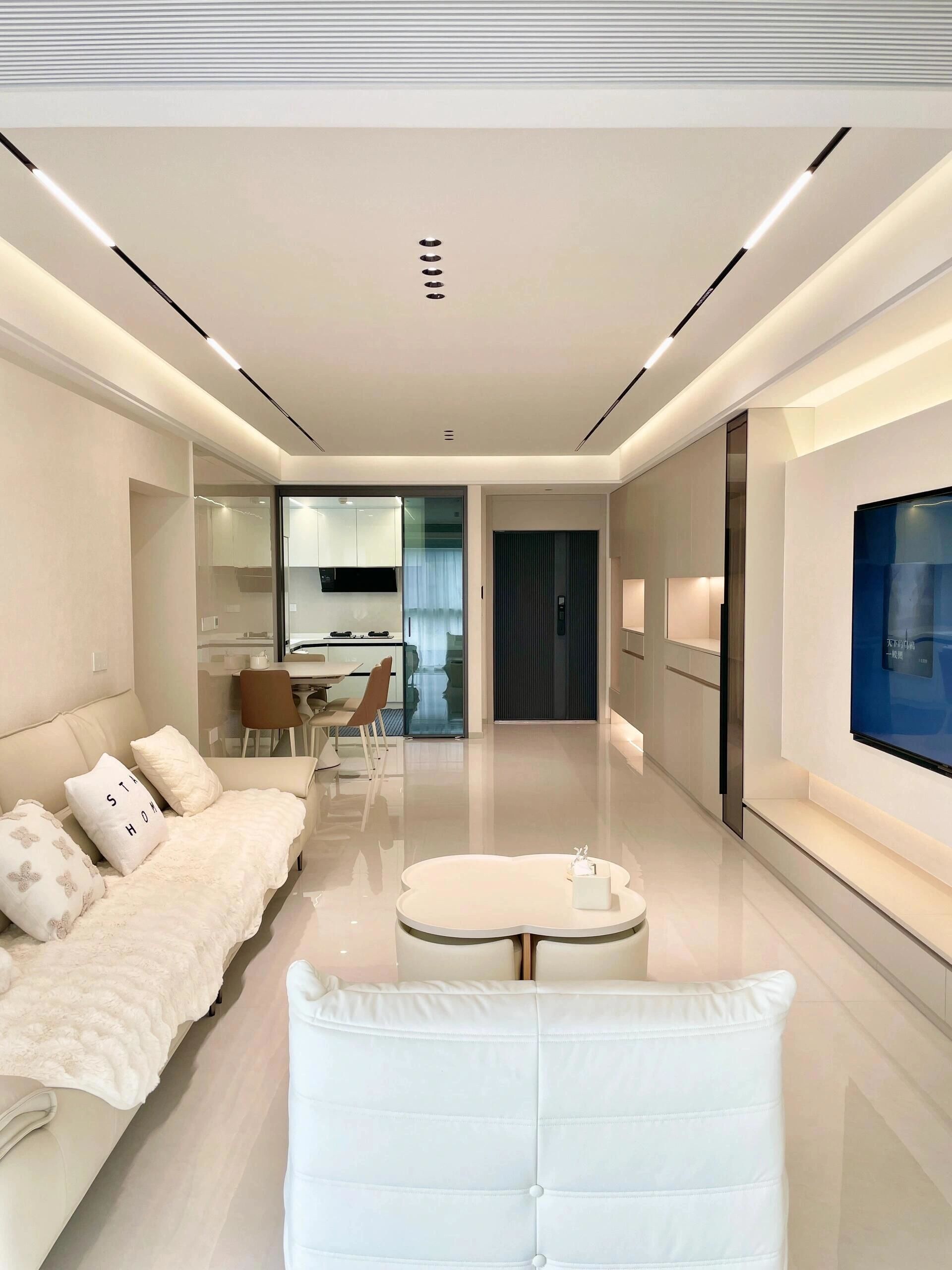 客厅是这次装修最满意的地方