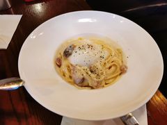 奶油培根意大利面-斯比特花园西餐厅(东方商厦店)