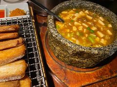 石锅鸡汤豆腐-绿茶餐厅(华联万柳店)