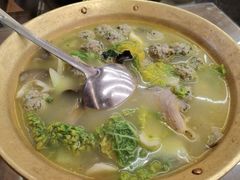 荠菜圆子锅-阿财老铺·凤阳土菜馆
