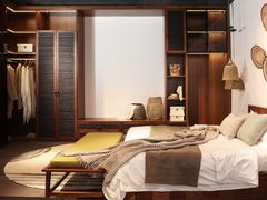 -荣麟槟榔·京瓷新中式现代中式实木套房·全屋定制家具(红星美凯龙香河店)