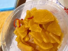 爽口萝卜-万和春排骨砂锅米饭(新业广场店)