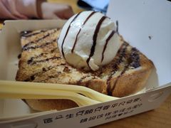 香草冰淇淋厚吐司-阿信厚吐司(曾厝垵店)