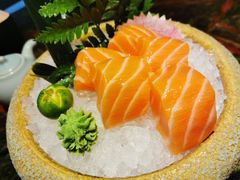 三文鱼刺身-炙柒Sekinana·精致料理 烧鸟·铁板烧(海上世界店)