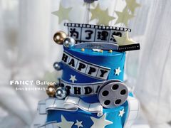 -卡比儿童蛋糕·心意定制·低脂零卡糖动物奶油FancyBALLOON(滨海店)