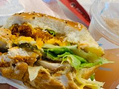 双层鸡排芝士堡-肯德基(昆山千灯店)