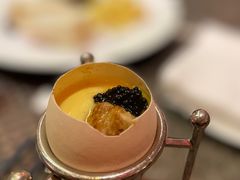 鹅肝鱼子酱蒸蛋-丹鼎铁板料理