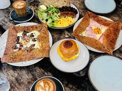 鸡蛋蘑菇熏肉荞麦可丽饼-RAC BAR(安福路店)