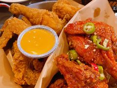 双拼炸鸡-富乐满韩国正宗炸鸡韩国料理(虹泉路店)