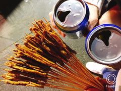 烤鸭肠-鼓楼夜市