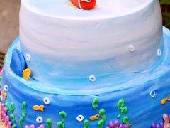 -咖咖熊蛋糕定制·蓝风车动物奶油