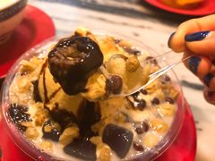 芋丸红豆白凉脆果雪球-玫瑰甜品(文明路店)