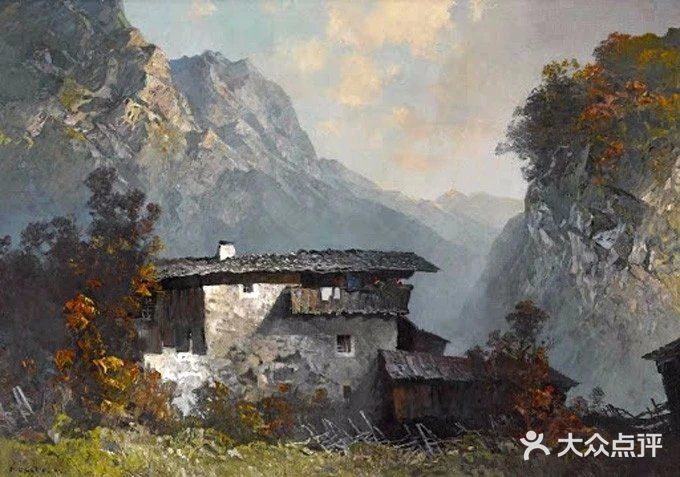 我想住在这里,奥地利画家穆利的山村油画,无言之美!